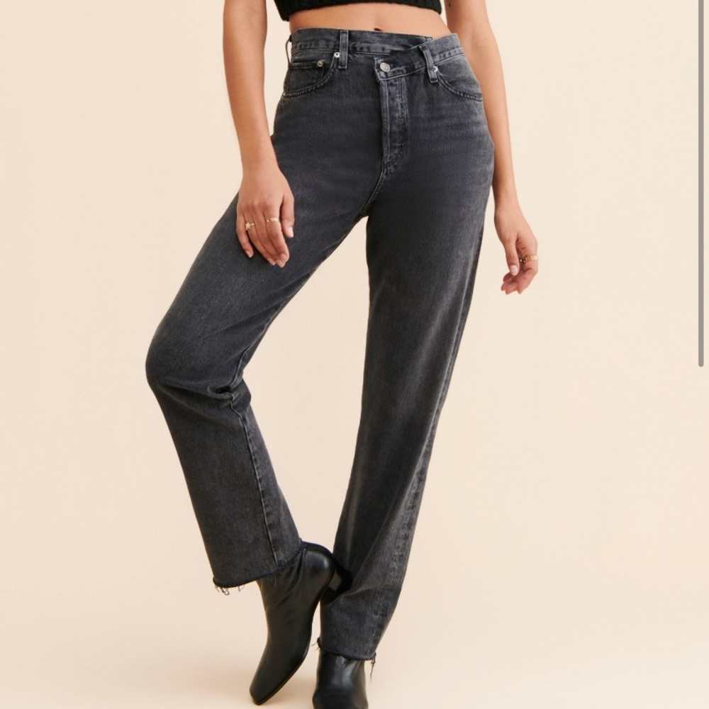 Agolde High-Rise Criss Cross Jeans sz 27